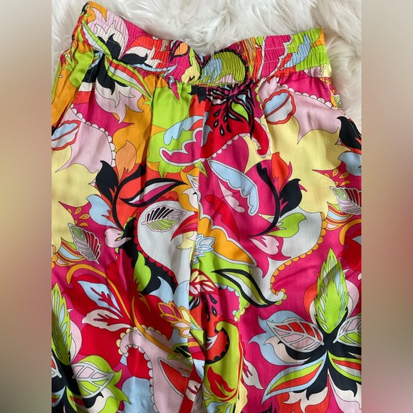 ROMANTIC ABSTRACT TROUSERS - Picture 5 of 8